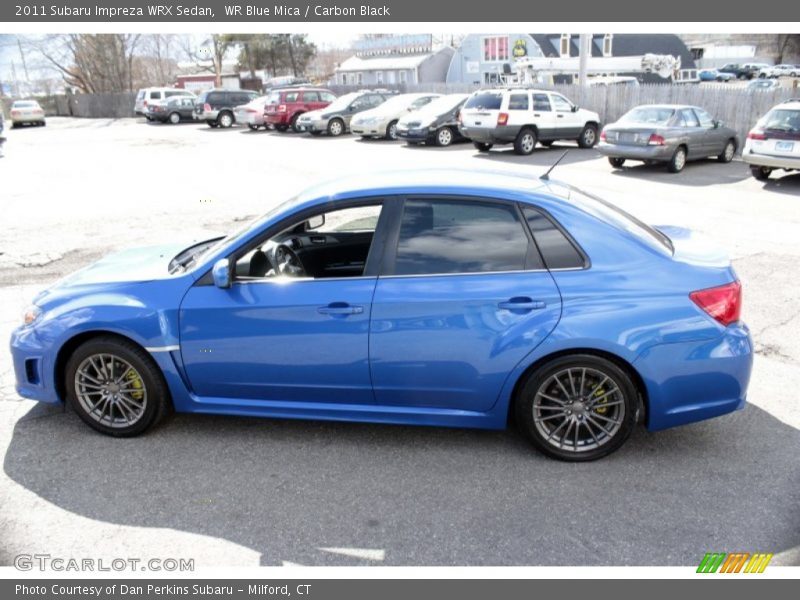 WR Blue Mica / Carbon Black 2011 Subaru Impreza WRX Sedan