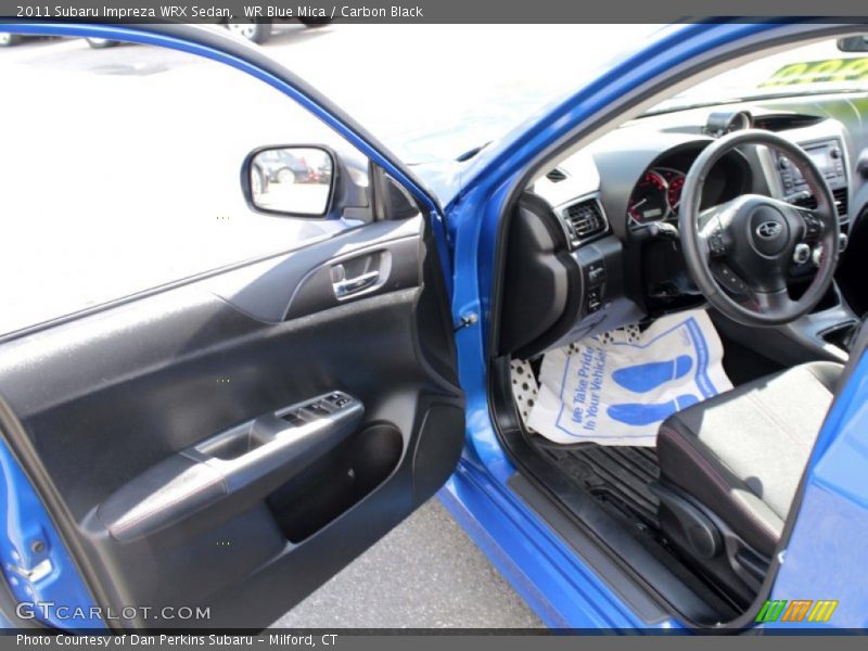 WR Blue Mica / Carbon Black 2011 Subaru Impreza WRX Sedan