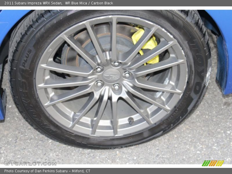 WR Blue Mica / Carbon Black 2011 Subaru Impreza WRX Sedan