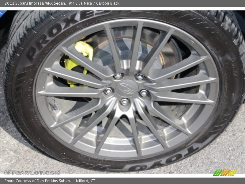 WR Blue Mica / Carbon Black 2011 Subaru Impreza WRX Sedan