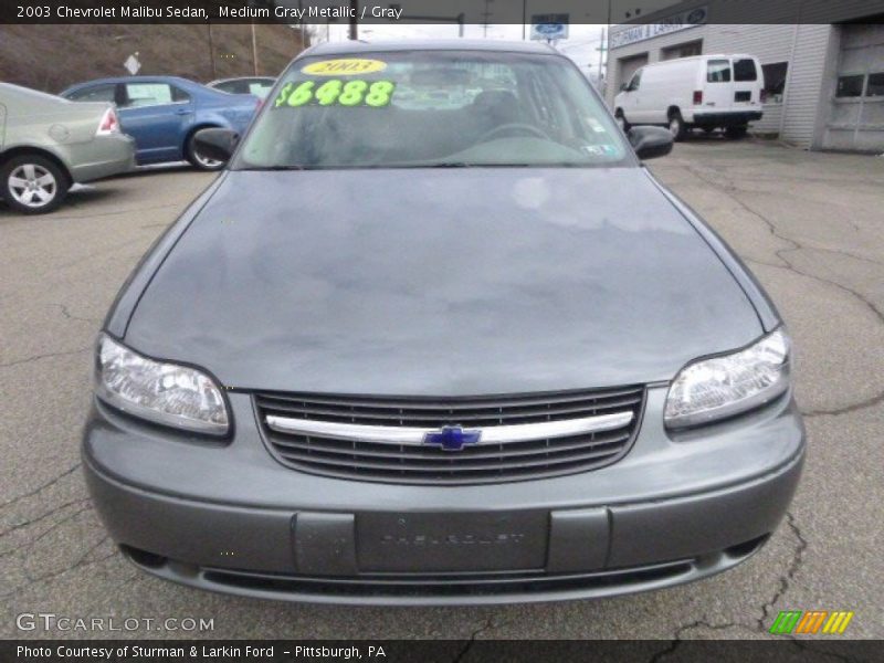 Medium Gray Metallic / Gray 2003 Chevrolet Malibu Sedan