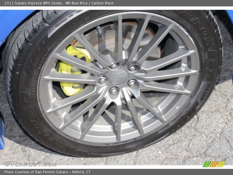 WR Blue Mica / Carbon Black 2011 Subaru Impreza WRX Sedan