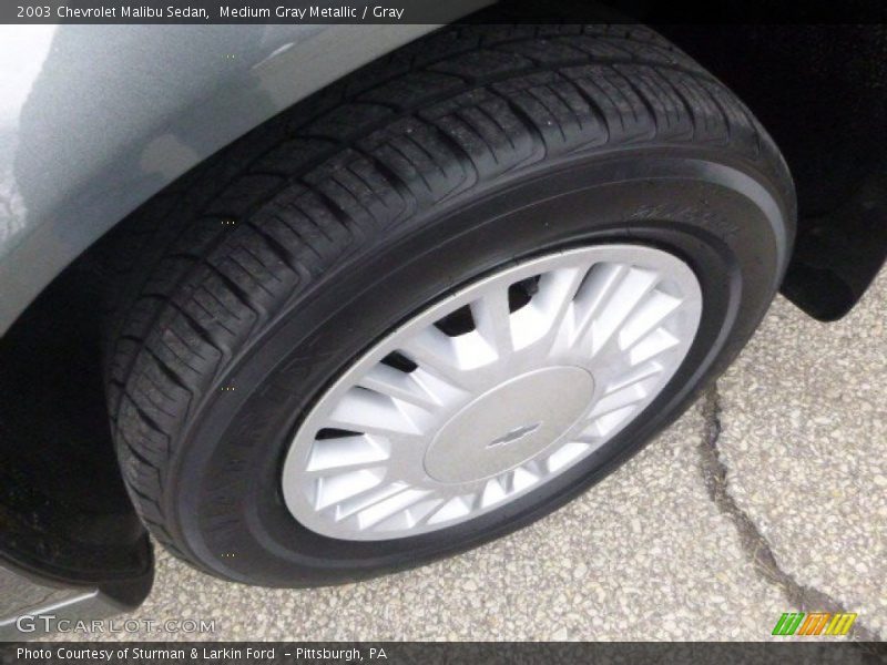 Medium Gray Metallic / Gray 2003 Chevrolet Malibu Sedan