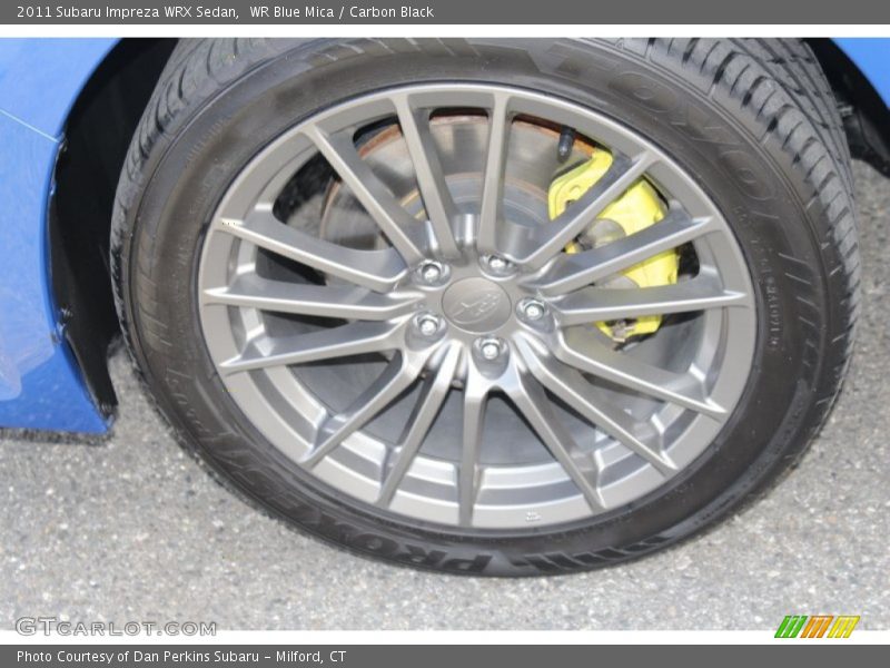 WR Blue Mica / Carbon Black 2011 Subaru Impreza WRX Sedan