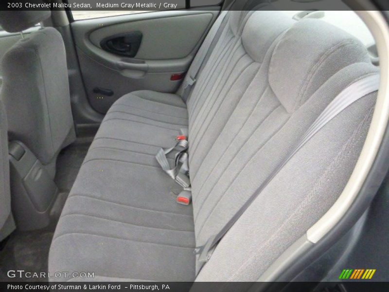 Medium Gray Metallic / Gray 2003 Chevrolet Malibu Sedan