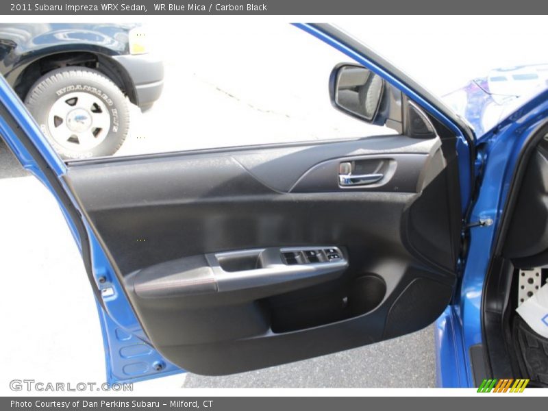 WR Blue Mica / Carbon Black 2011 Subaru Impreza WRX Sedan