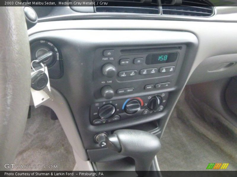 Medium Gray Metallic / Gray 2003 Chevrolet Malibu Sedan