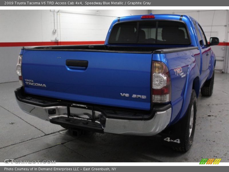 Speedway Blue Metallic / Graphite Gray 2009 Toyota Tacoma V6 TRD Access Cab 4x4