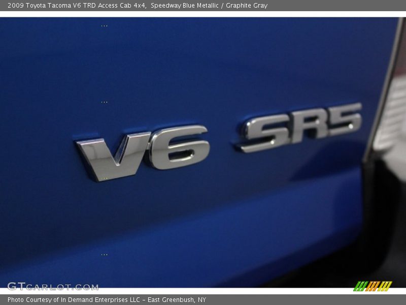 Speedway Blue Metallic / Graphite Gray 2009 Toyota Tacoma V6 TRD Access Cab 4x4
