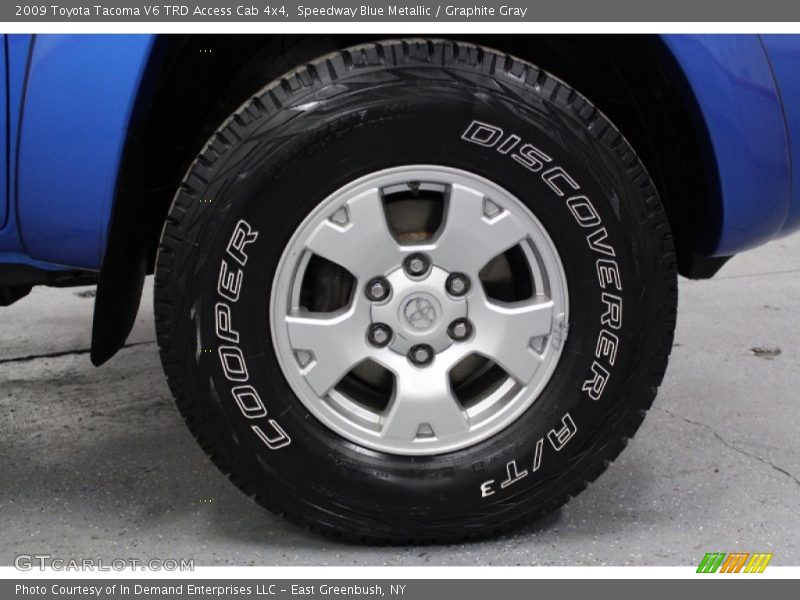 Speedway Blue Metallic / Graphite Gray 2009 Toyota Tacoma V6 TRD Access Cab 4x4