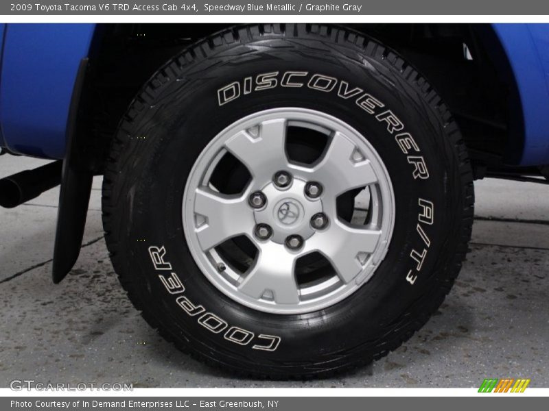 Speedway Blue Metallic / Graphite Gray 2009 Toyota Tacoma V6 TRD Access Cab 4x4