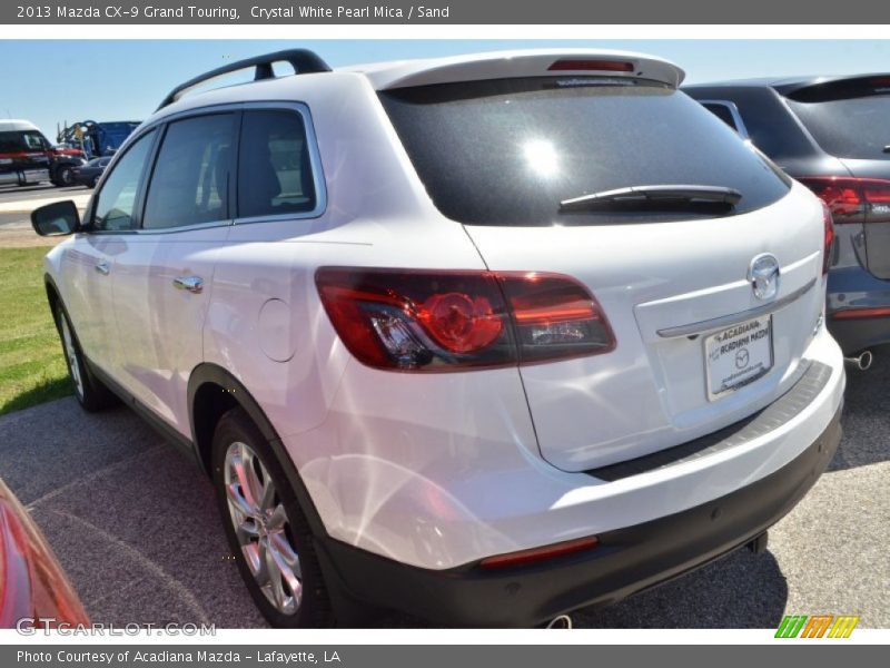 Crystal White Pearl Mica / Sand 2013 Mazda CX-9 Grand Touring