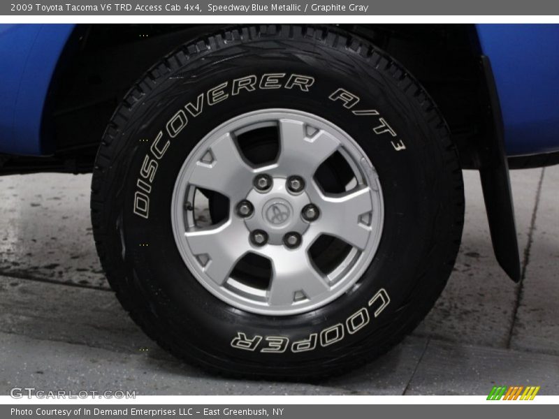 Speedway Blue Metallic / Graphite Gray 2009 Toyota Tacoma V6 TRD Access Cab 4x4