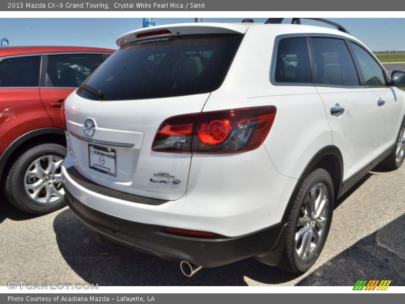 Crystal White Pearl Mica / Sand 2013 Mazda CX-9 Grand Touring