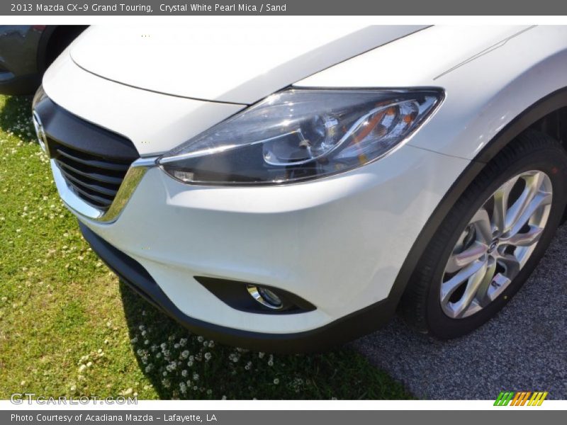 Crystal White Pearl Mica / Sand 2013 Mazda CX-9 Grand Touring