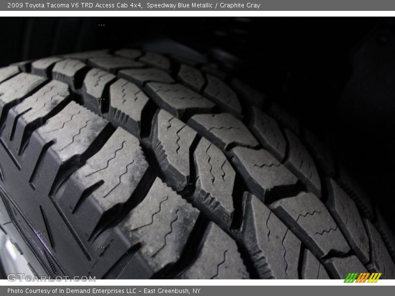 Speedway Blue Metallic / Graphite Gray 2009 Toyota Tacoma V6 TRD Access Cab 4x4