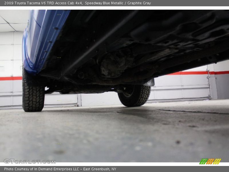 Speedway Blue Metallic / Graphite Gray 2009 Toyota Tacoma V6 TRD Access Cab 4x4