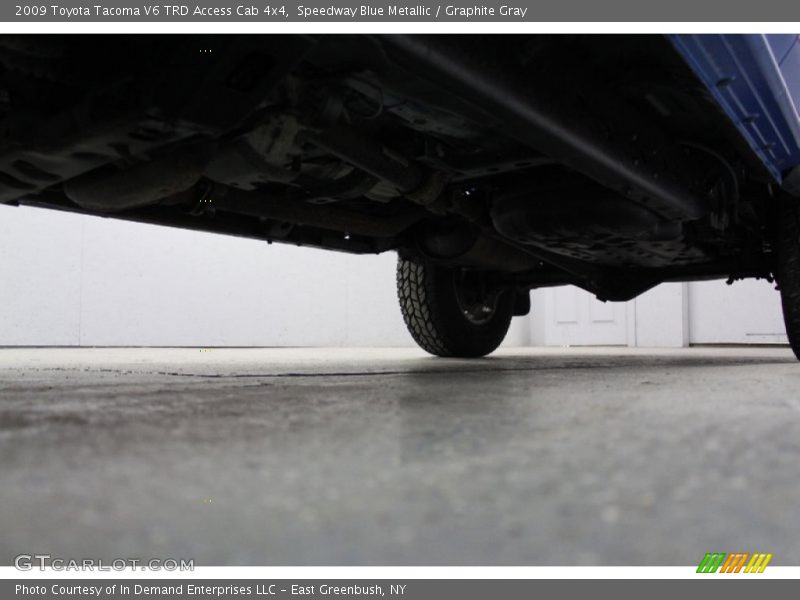 Speedway Blue Metallic / Graphite Gray 2009 Toyota Tacoma V6 TRD Access Cab 4x4