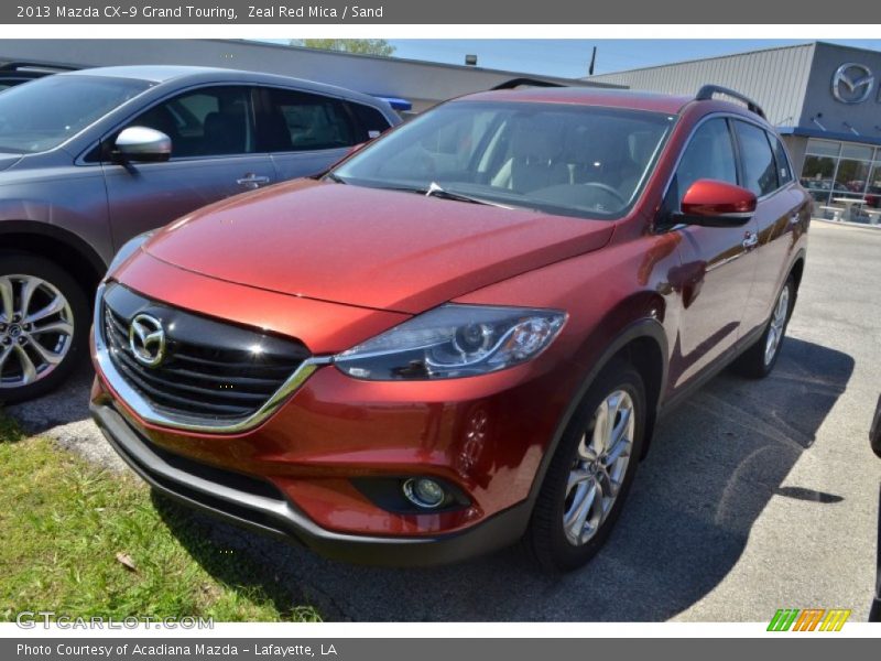 Zeal Red Mica / Sand 2013 Mazda CX-9 Grand Touring