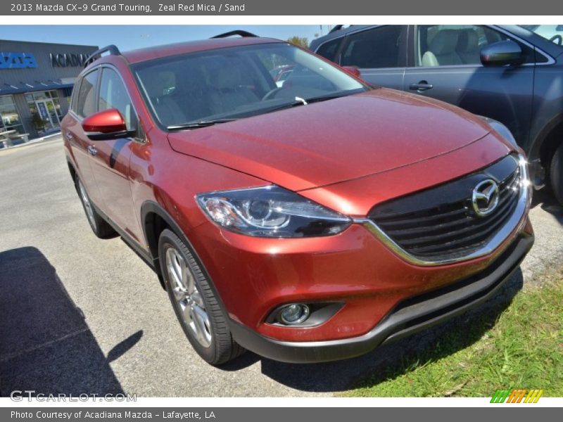 Zeal Red Mica / Sand 2013 Mazda CX-9 Grand Touring