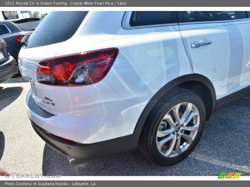 Crystal White Pearl Mica / Sand 2013 Mazda CX-9 Grand Touring