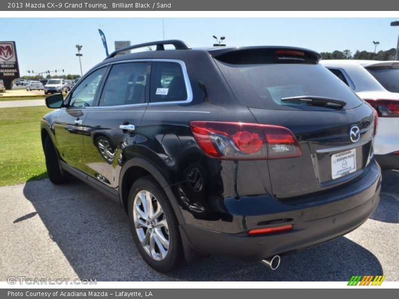 Brilliant Black / Sand 2013 Mazda CX-9 Grand Touring