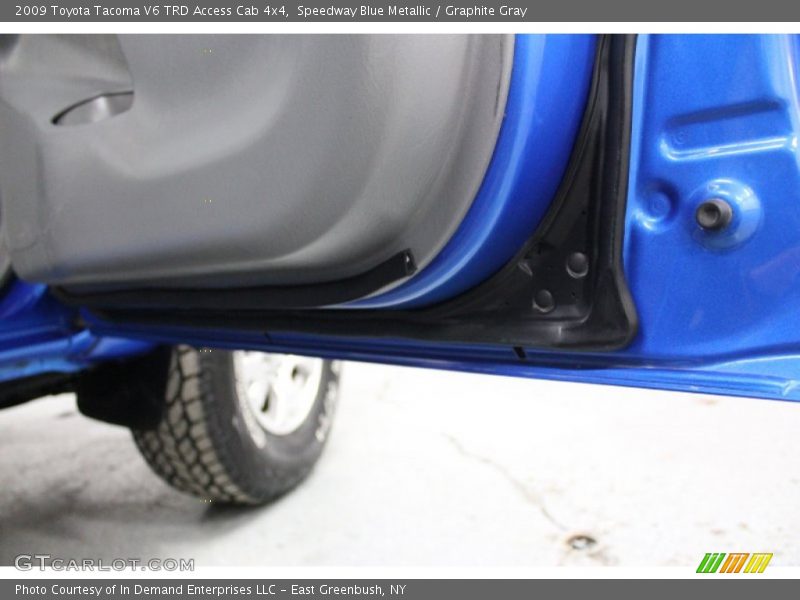 Speedway Blue Metallic / Graphite Gray 2009 Toyota Tacoma V6 TRD Access Cab 4x4