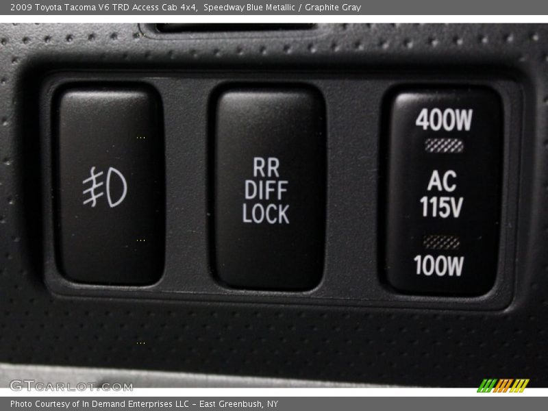 Speedway Blue Metallic / Graphite Gray 2009 Toyota Tacoma V6 TRD Access Cab 4x4