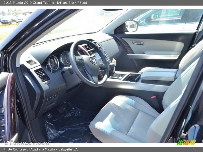 Brilliant Black / Sand 2013 Mazda CX-9 Grand Touring