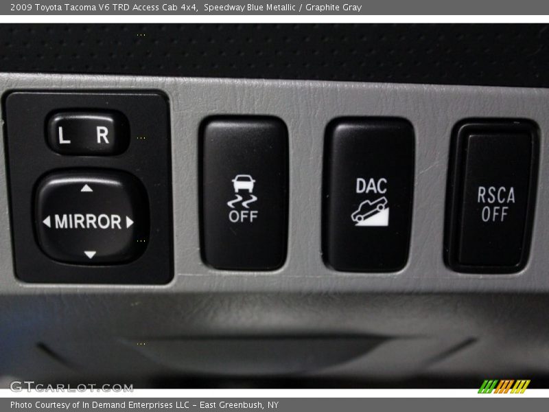 Speedway Blue Metallic / Graphite Gray 2009 Toyota Tacoma V6 TRD Access Cab 4x4