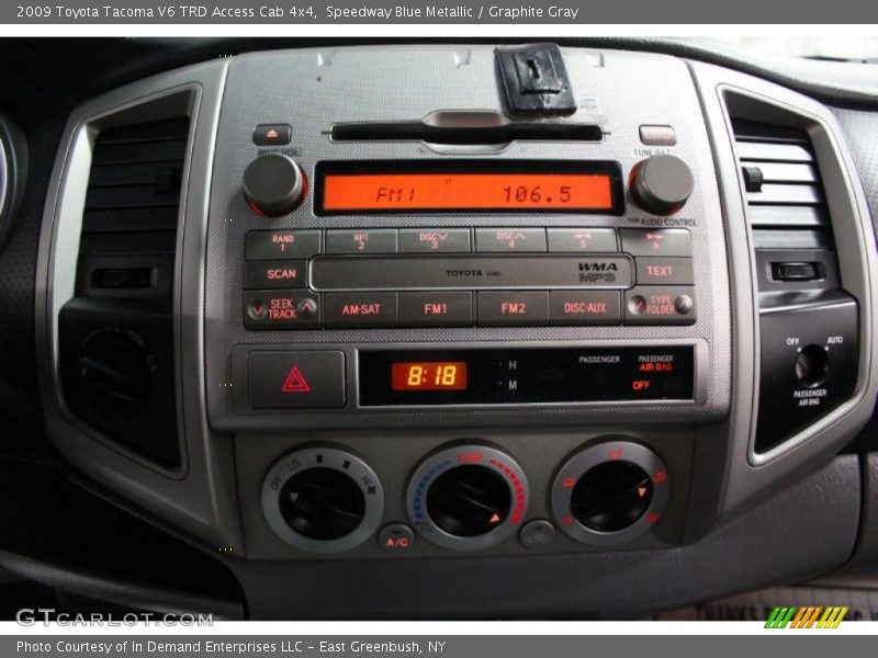 Speedway Blue Metallic / Graphite Gray 2009 Toyota Tacoma V6 TRD Access Cab 4x4