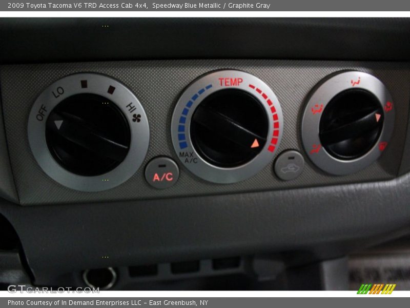 Speedway Blue Metallic / Graphite Gray 2009 Toyota Tacoma V6 TRD Access Cab 4x4