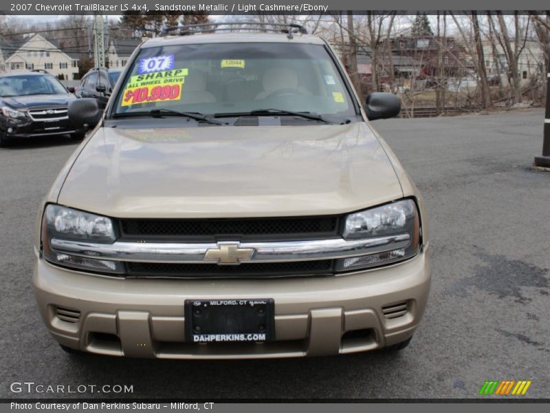 Sandstone Metallic / Light Cashmere/Ebony 2007 Chevrolet TrailBlazer LS 4x4