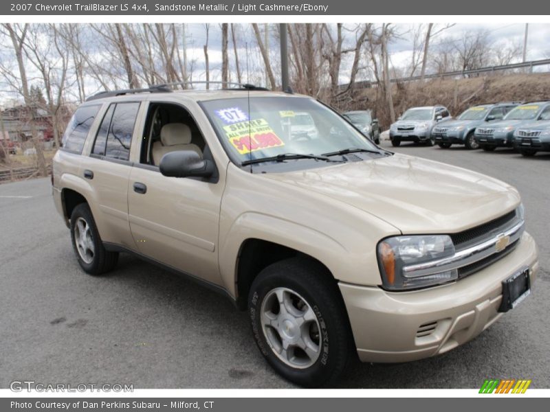 Sandstone Metallic / Light Cashmere/Ebony 2007 Chevrolet TrailBlazer LS 4x4