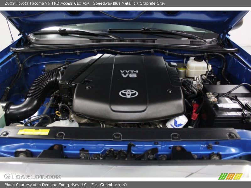Speedway Blue Metallic / Graphite Gray 2009 Toyota Tacoma V6 TRD Access Cab 4x4