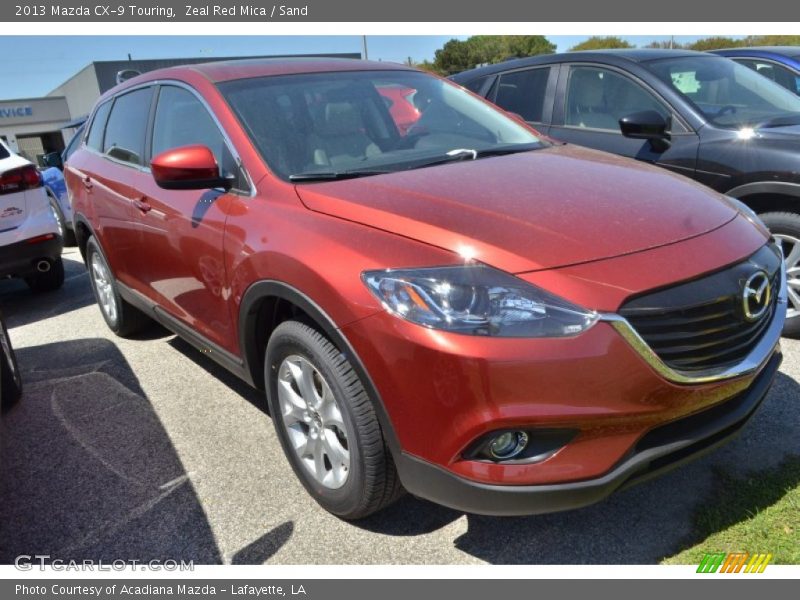 Zeal Red Mica / Sand 2013 Mazda CX-9 Touring