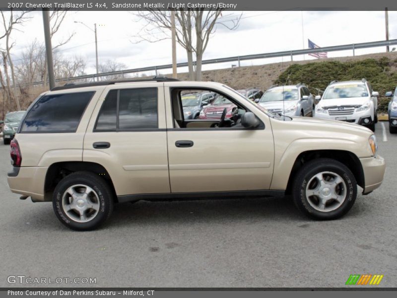 Sandstone Metallic / Light Cashmere/Ebony 2007 Chevrolet TrailBlazer LS 4x4