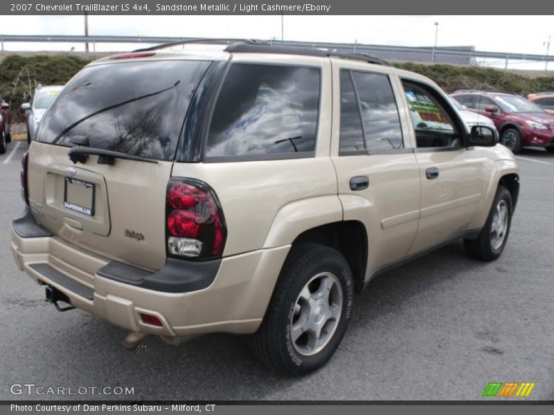 Sandstone Metallic / Light Cashmere/Ebony 2007 Chevrolet TrailBlazer LS 4x4