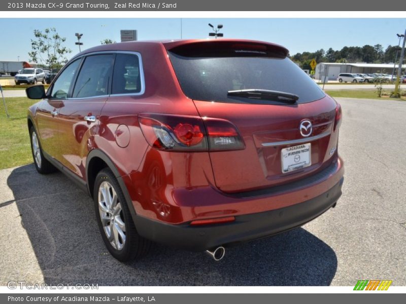 Zeal Red Mica / Sand 2013 Mazda CX-9 Grand Touring