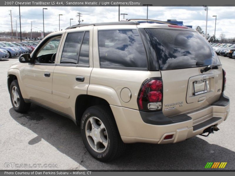Sandstone Metallic / Light Cashmere/Ebony 2007 Chevrolet TrailBlazer LS 4x4