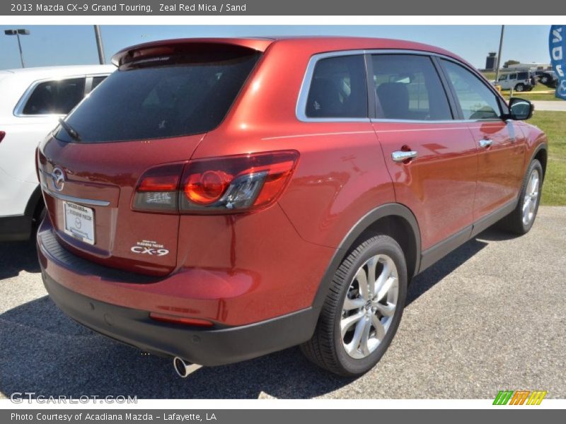 Zeal Red Mica / Sand 2013 Mazda CX-9 Grand Touring