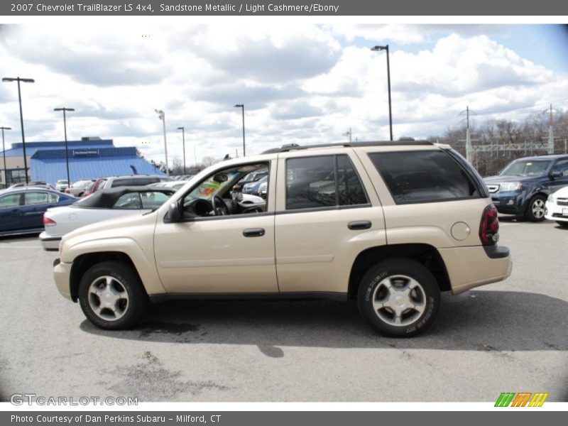 Sandstone Metallic / Light Cashmere/Ebony 2007 Chevrolet TrailBlazer LS 4x4