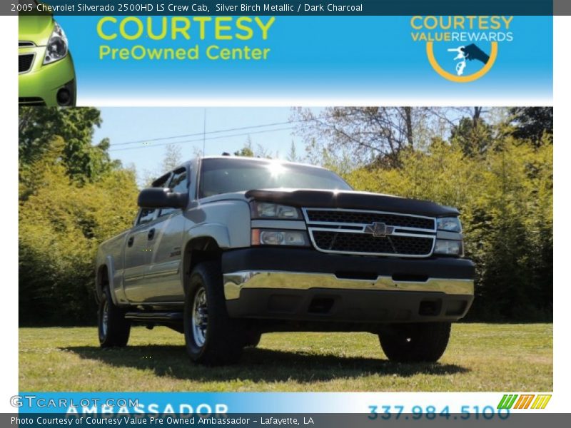 Silver Birch Metallic / Dark Charcoal 2005 Chevrolet Silverado 2500HD LS Crew Cab