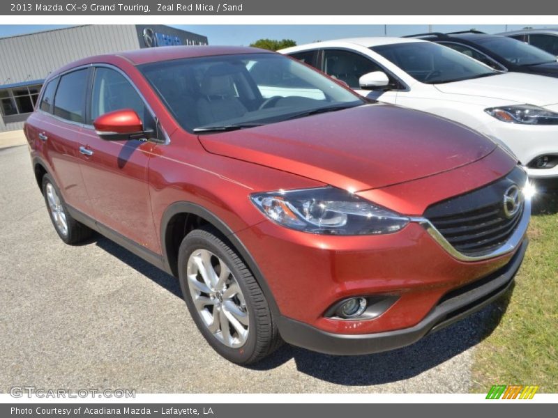 Zeal Red Mica / Sand 2013 Mazda CX-9 Grand Touring