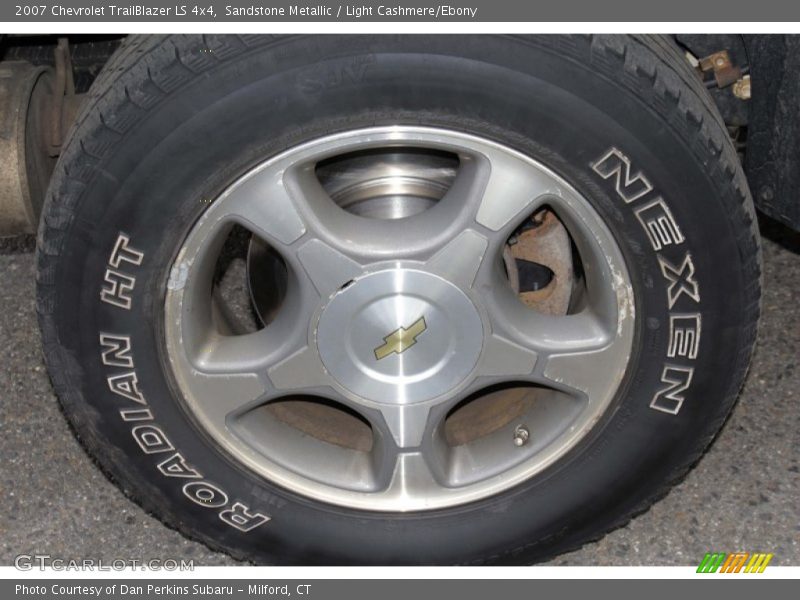 Sandstone Metallic / Light Cashmere/Ebony 2007 Chevrolet TrailBlazer LS 4x4