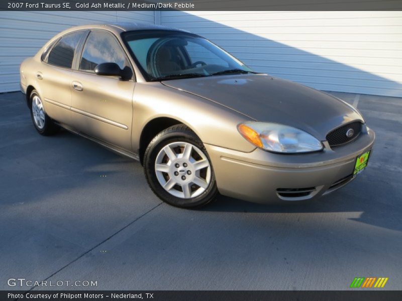 Gold Ash Metallic / Medium/Dark Pebble 2007 Ford Taurus SE