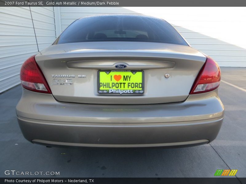 Gold Ash Metallic / Medium/Dark Pebble 2007 Ford Taurus SE