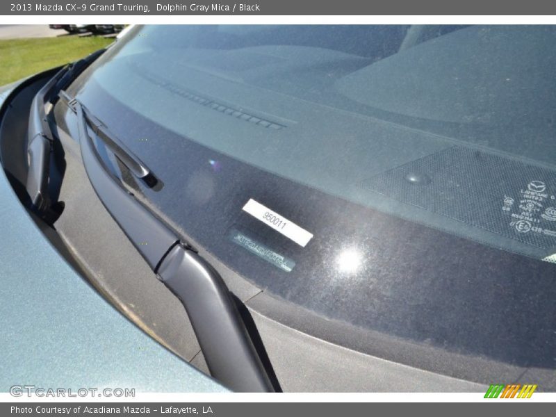 Dolphin Gray Mica / Black 2013 Mazda CX-9 Grand Touring
