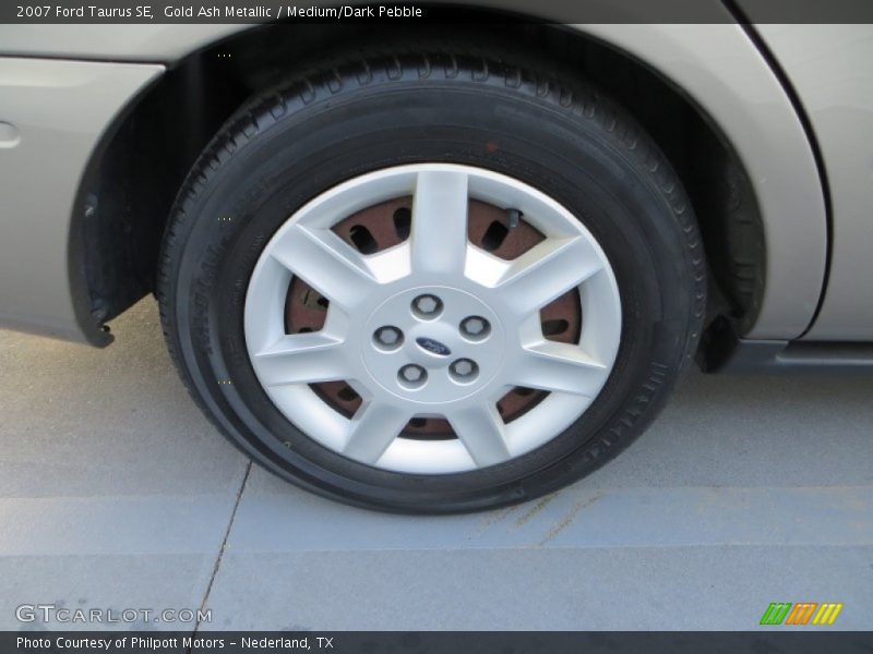 Gold Ash Metallic / Medium/Dark Pebble 2007 Ford Taurus SE