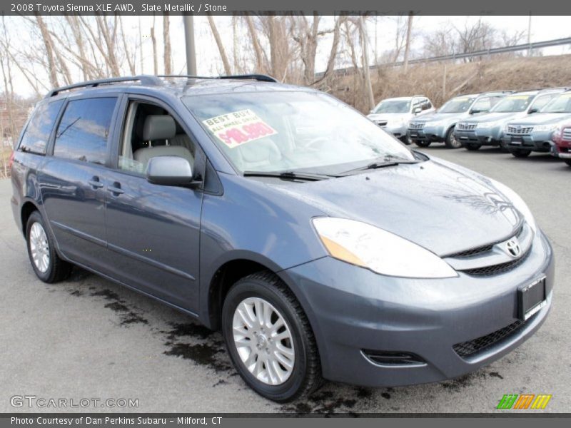 Slate Metallic / Stone 2008 Toyota Sienna XLE AWD